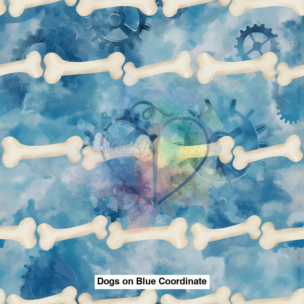 Dogs On Blue Coordinate Lfs Catalog