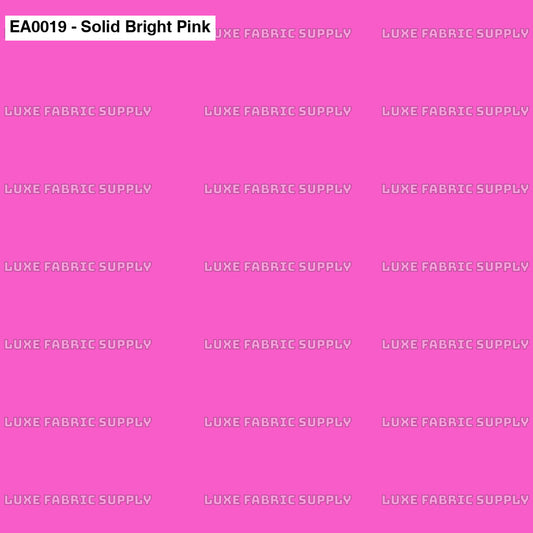 Ea0019 - Solid Bright Pink