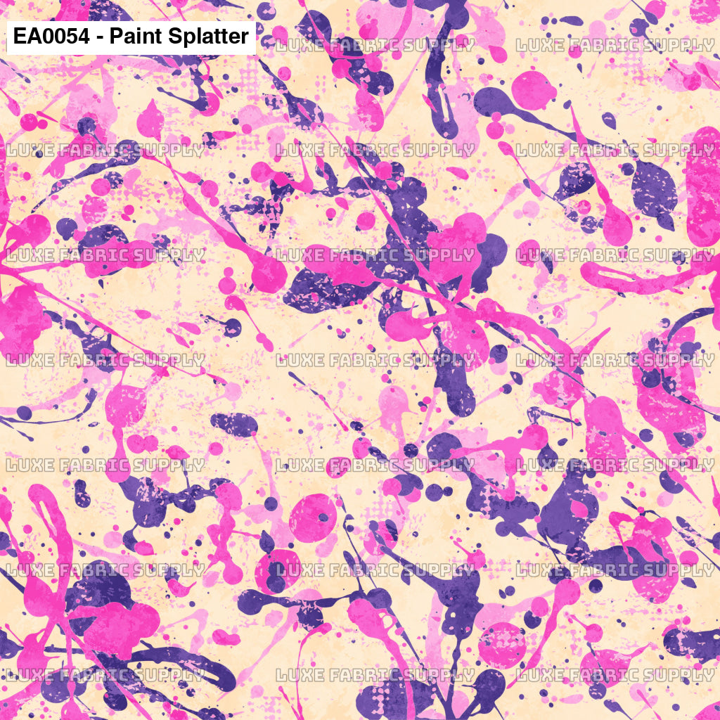 Ea0054 Paint Splatter