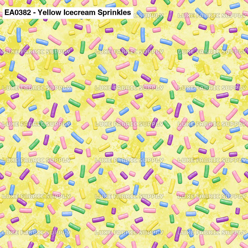 Ea0382 - Yellow Icecream Sprinkles