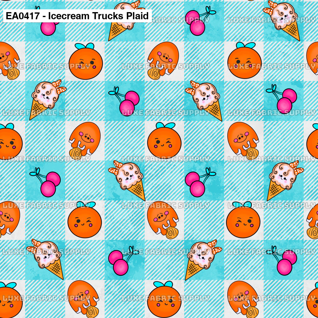 Ea0417 - Icecream Trucks Plaid