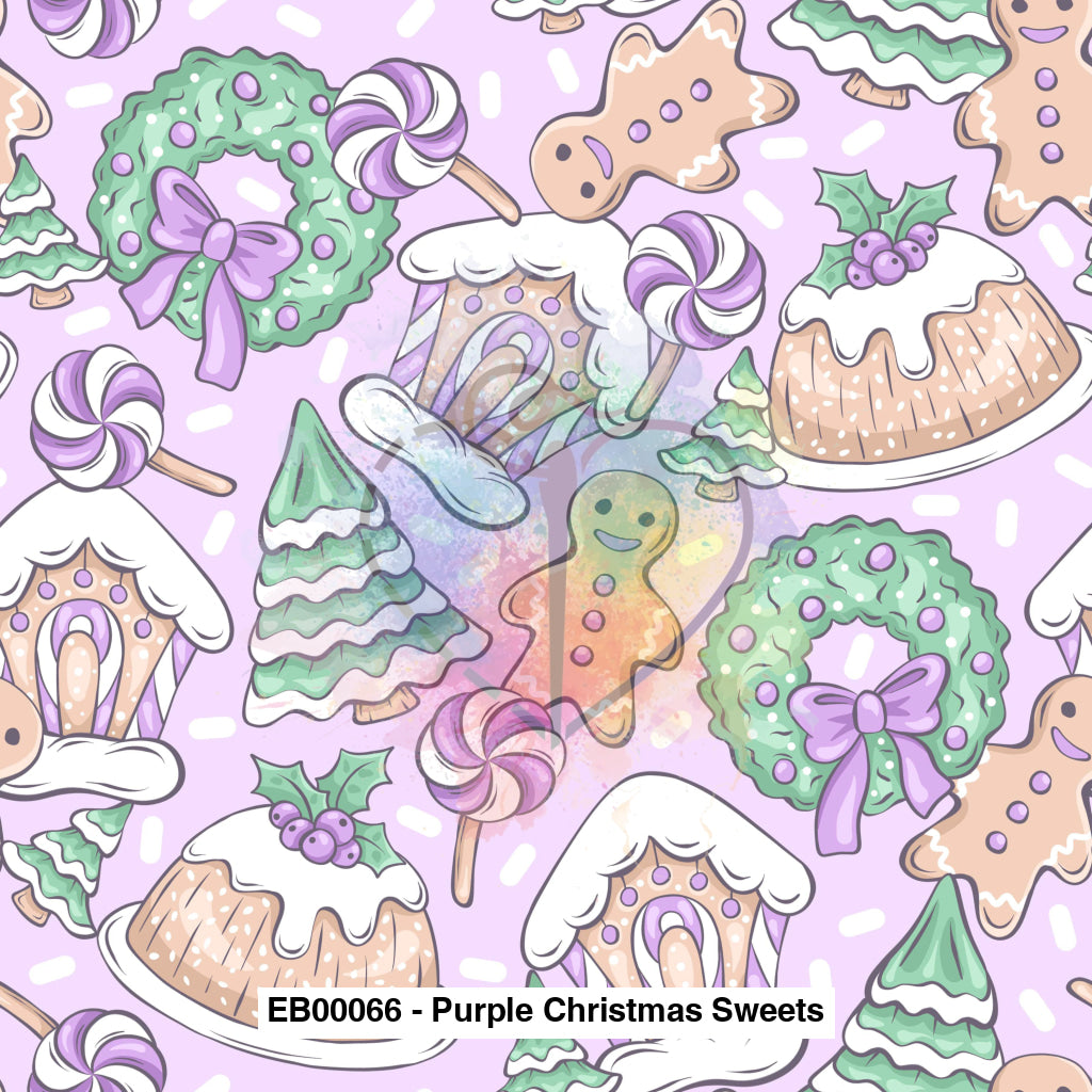 Eb00066 - Purple Christmas Sweets