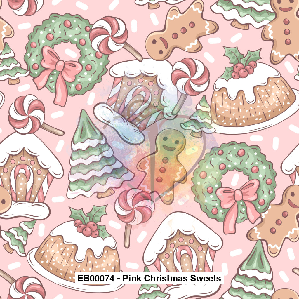 Eb00074 - Pink Christmas Sweets