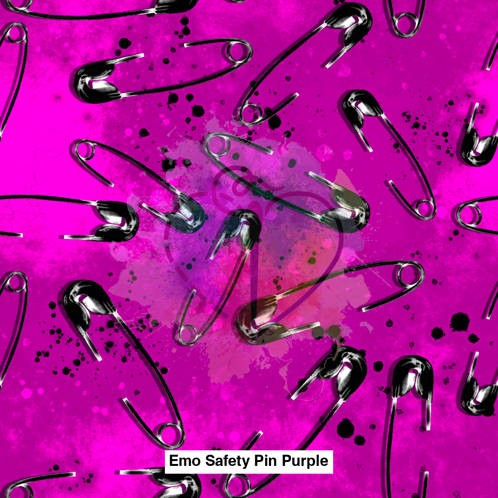 Emo Safety Pin Purple Lfs Catalog