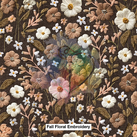 Fall Floral Embroidery Lfs Catalog