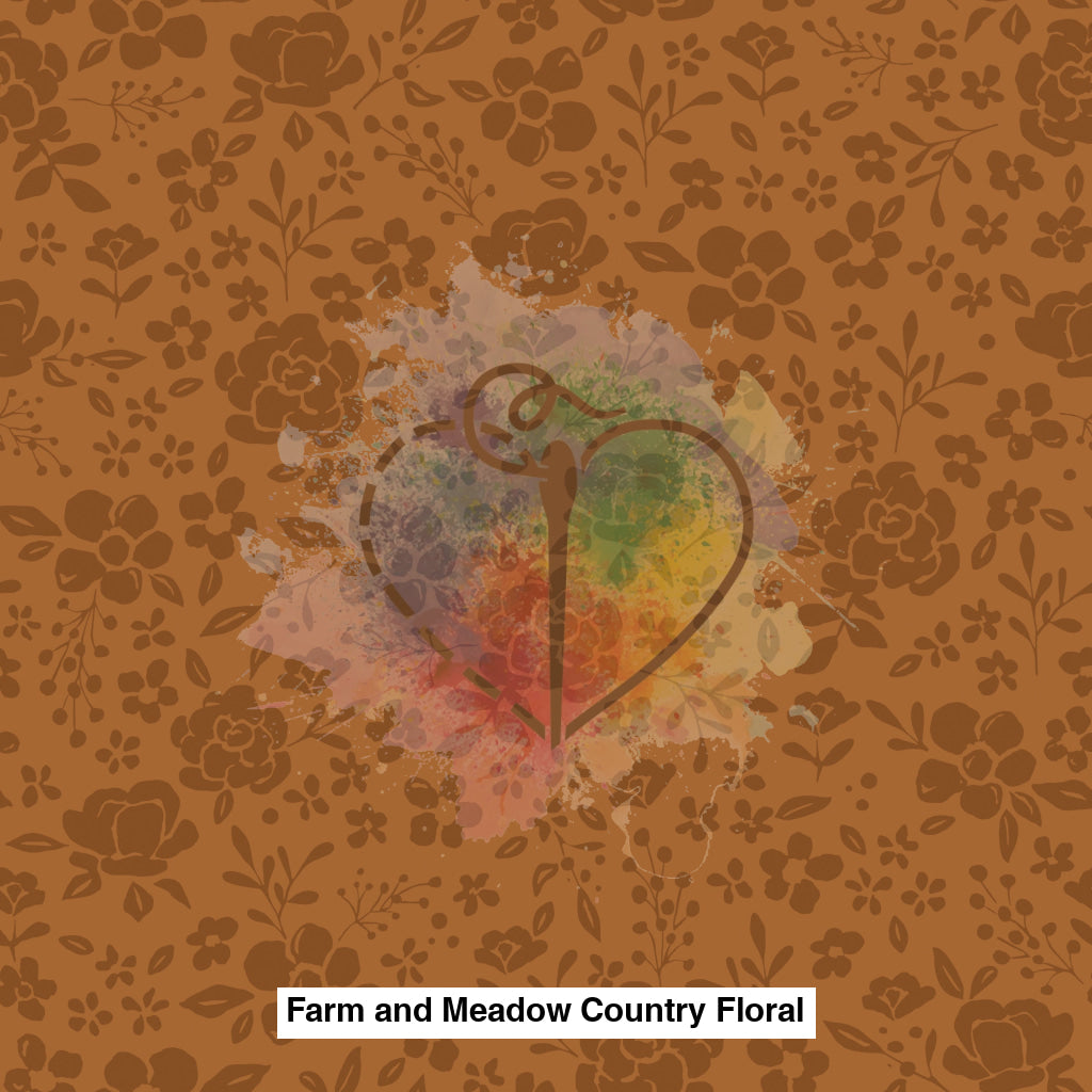 Farm And Meadow Country Floral Orange Lfs Catalog