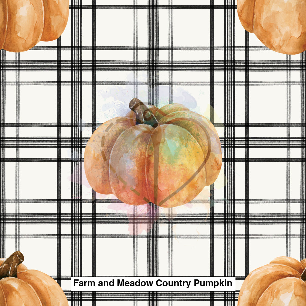 Farm And Meadow Country Pumpkin Plaid Lfs Catalog