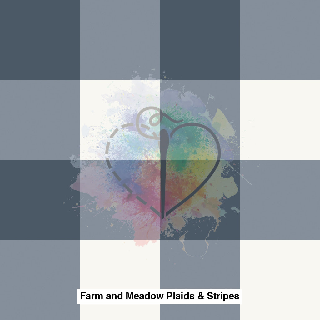 Farm And Meadow Plaids & Stripes Country Blue Lfs Catalog