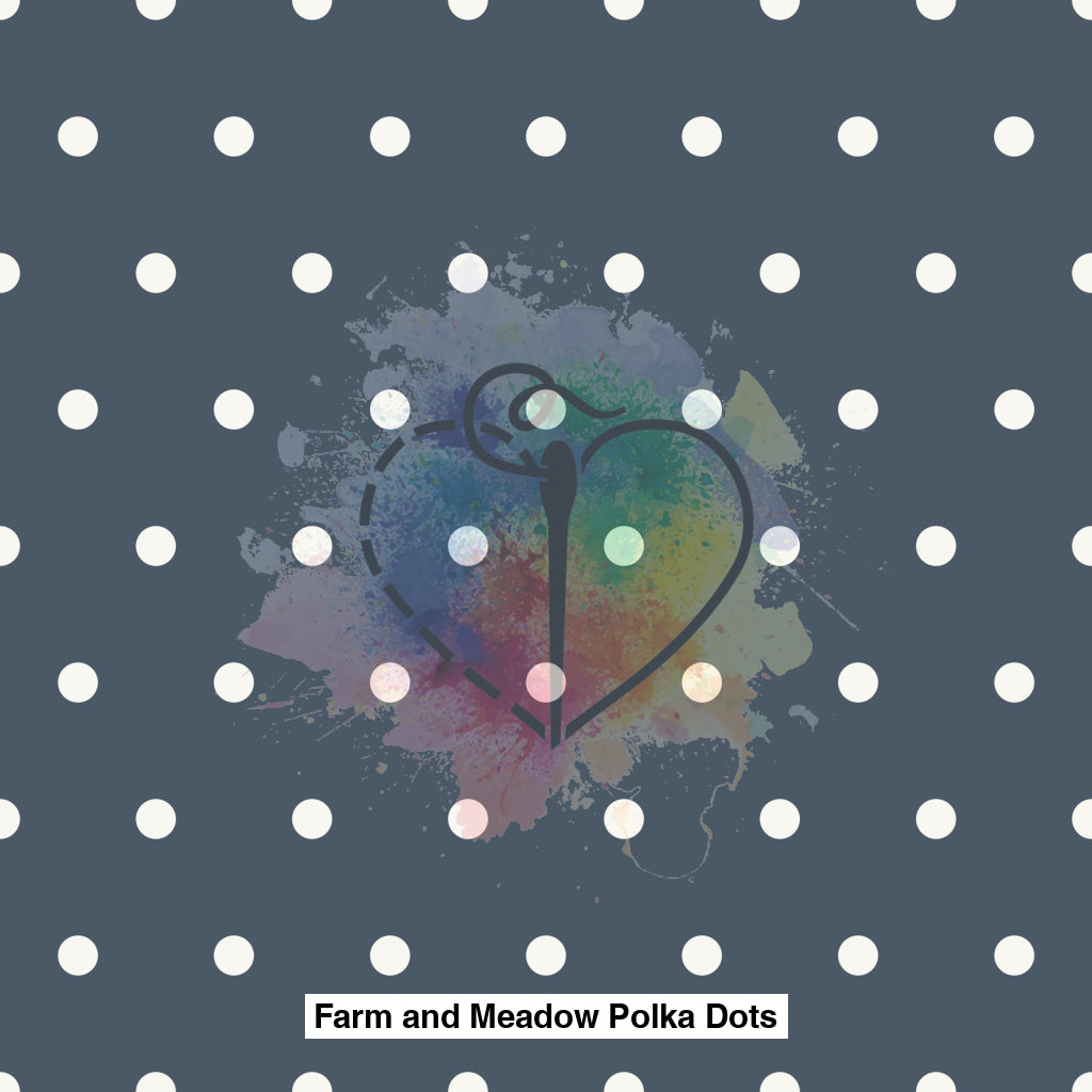 Farm And Meadow Polka Dots Country Blue Lfs Catalog