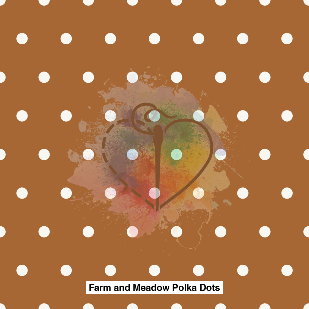 Farm And Meadow Polka Dots Orange Lfs Catalog