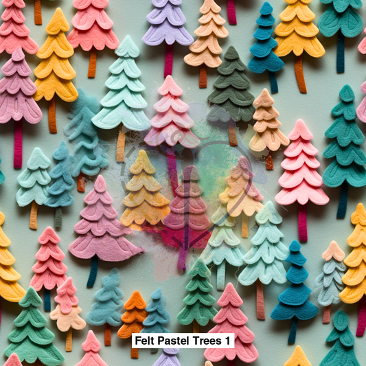 Felt Pastel Trees 1 Lfs Catalog