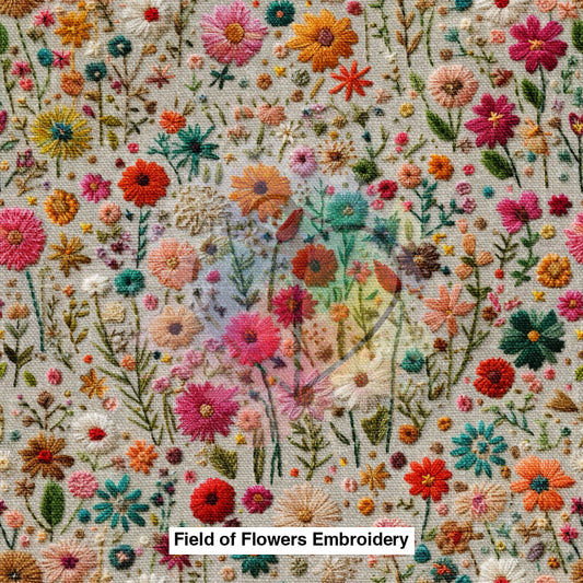 Field Of Flowers Embroidery Lfs Catalog