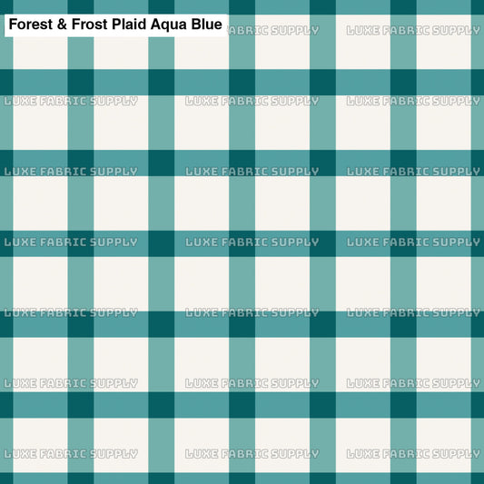 Forest & Frost Plaid Aqua Blue Lfs Catalog