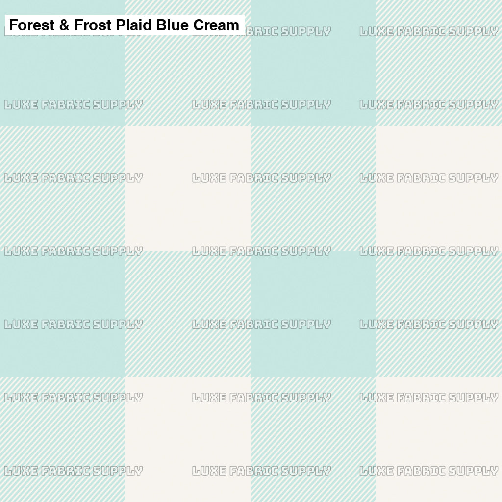 Forest & Frost Plaid Blue Cream Lfs Catalog