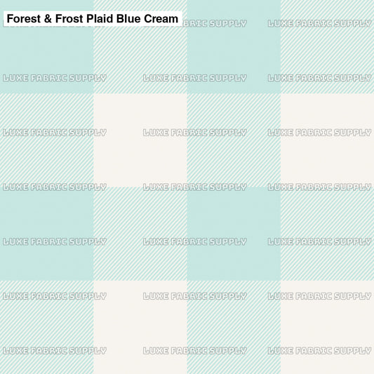 Forest & Frost Plaid Blue Cream Lfs Catalog