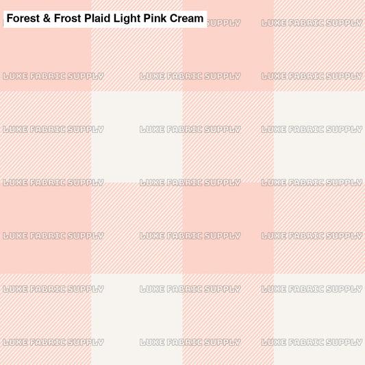 Forest & Frost Plaid Light Pink Cream Lfs Catalog