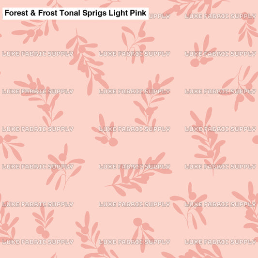 Forest & Frost Tonal Sprigs Light Pink Lfs Catalog