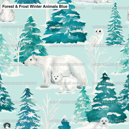 Forest & Frost Winter Animals Blue Lfs Catalog