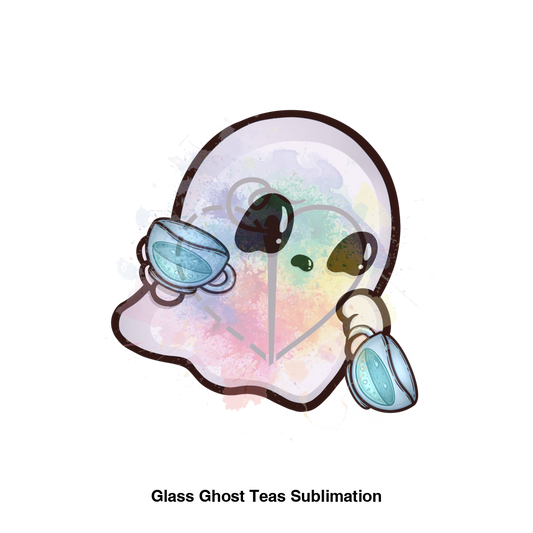 Glass Ghost Teas Sublimation