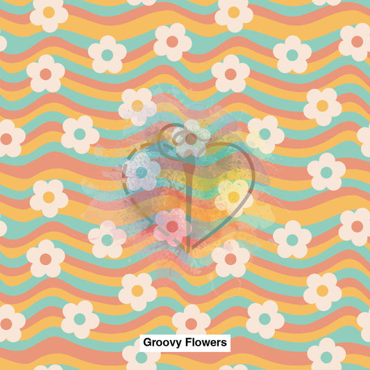 Groovy Flowers Fabric