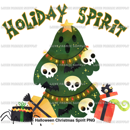 Halloween Christmas Spirit Png Panel