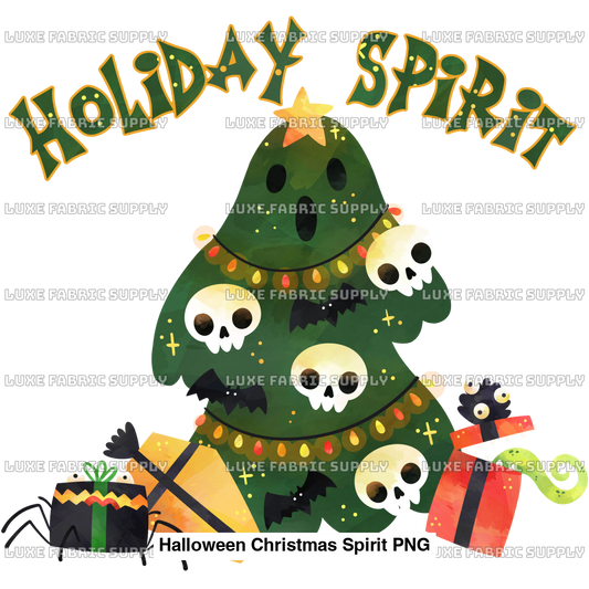 Halloween Christmas Spirit Png Panel