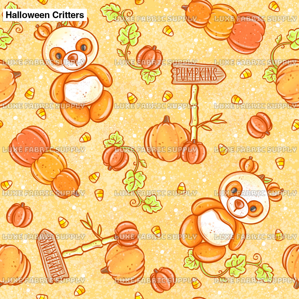 Halloween Critters Pumpkin Panda Lfs Catalog