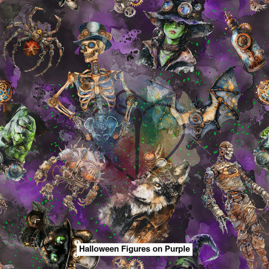 Halloween Figures On Purple Lfs Catalog