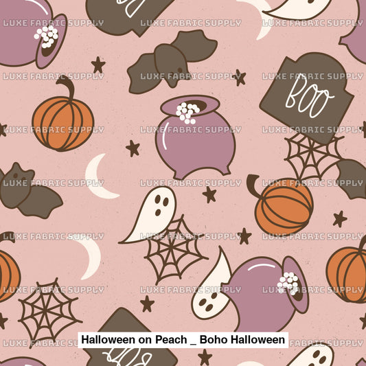 Halloween On Peach _ Boho Fvs Catalog