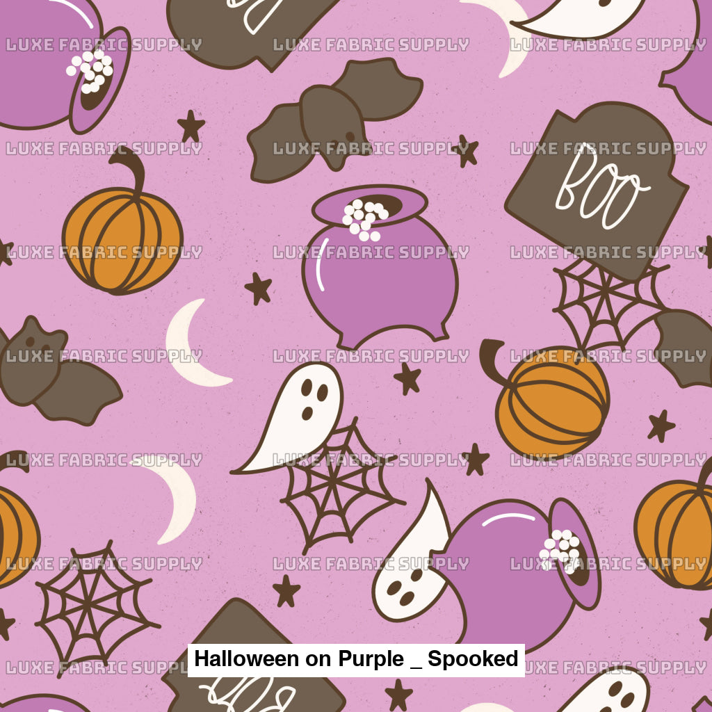 Halloween On Purple _ Spooked Fvs Catalog