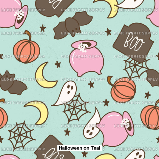 Halloween On Teal Fvs Catalog