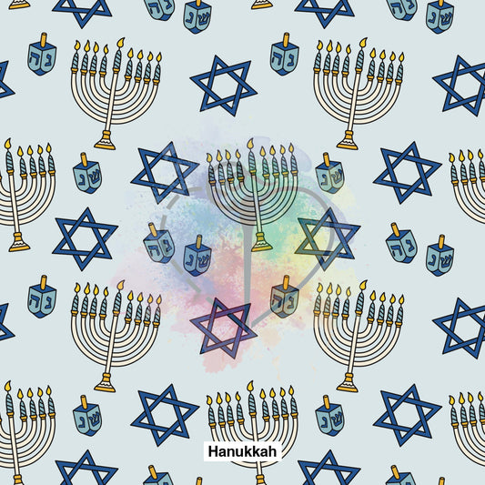 Hanukkah Fabric