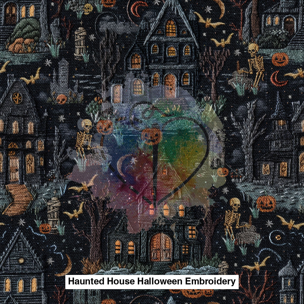 Haunted House Halloween Embroidery Lfs Catalog