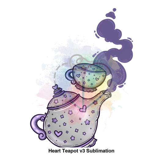 Heart Teapot V3 Sublimation