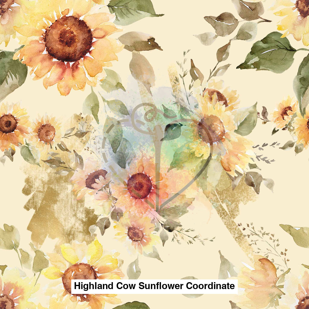 Highland Cow Sunflower Coordinate Lfs Catalog