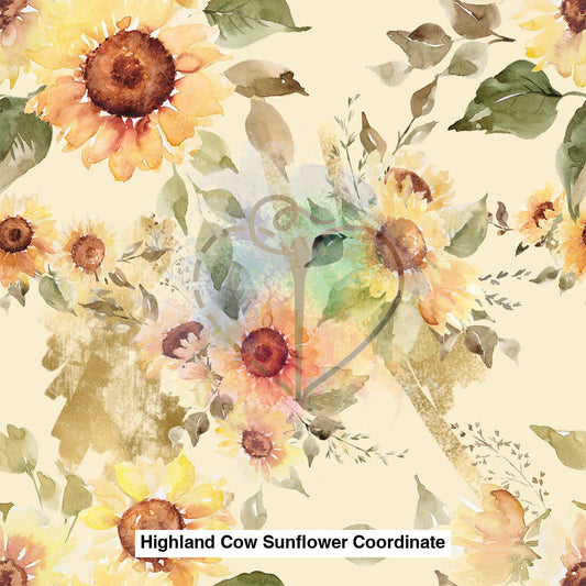 Highland Cow Sunflower Coordinate Lfs Catalog