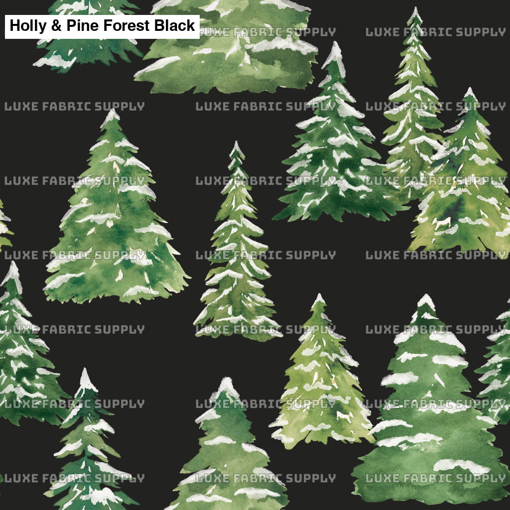 Holly & Pine Forest Black Lfs Catalog