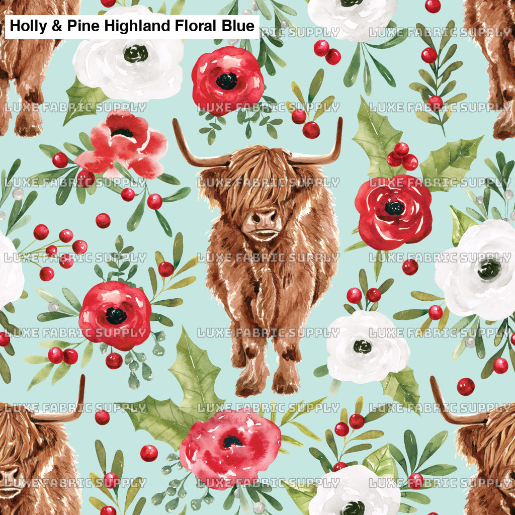 Holly & Pine Highland Floral Blue Lfs Catalog