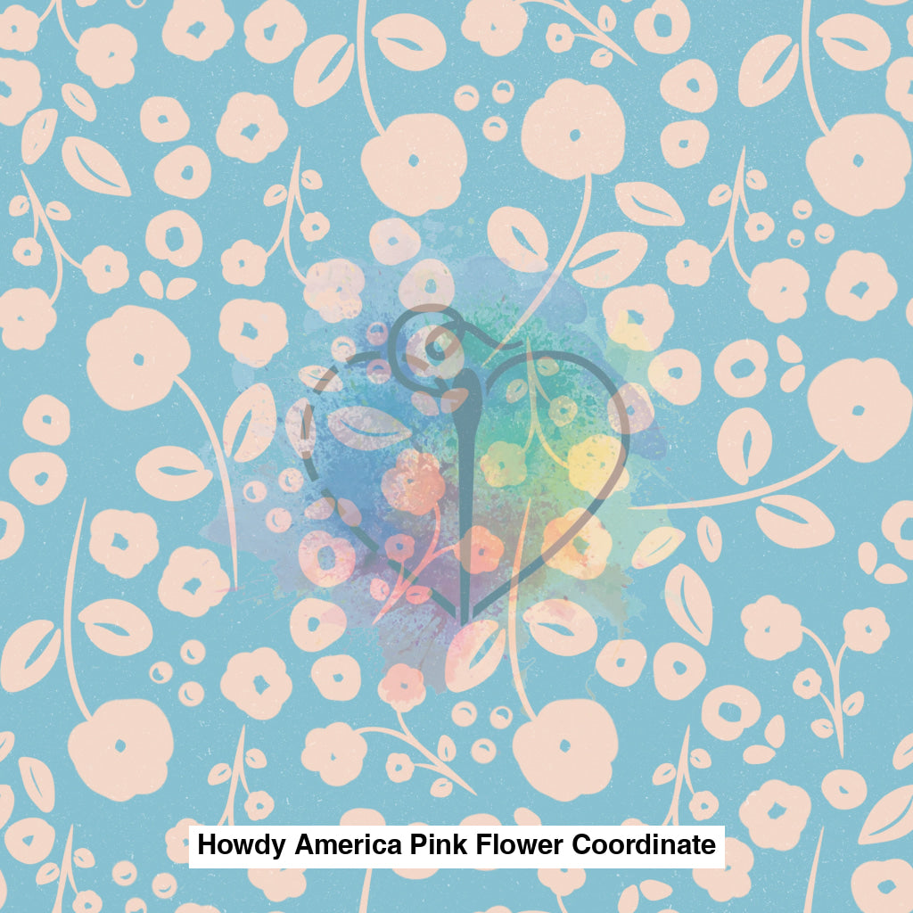 Howdy America Pink Flower Coordinate Lfs Catalog