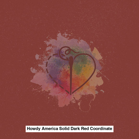 Howdy America Solid Dark Red Coordinate Lfs Catalog