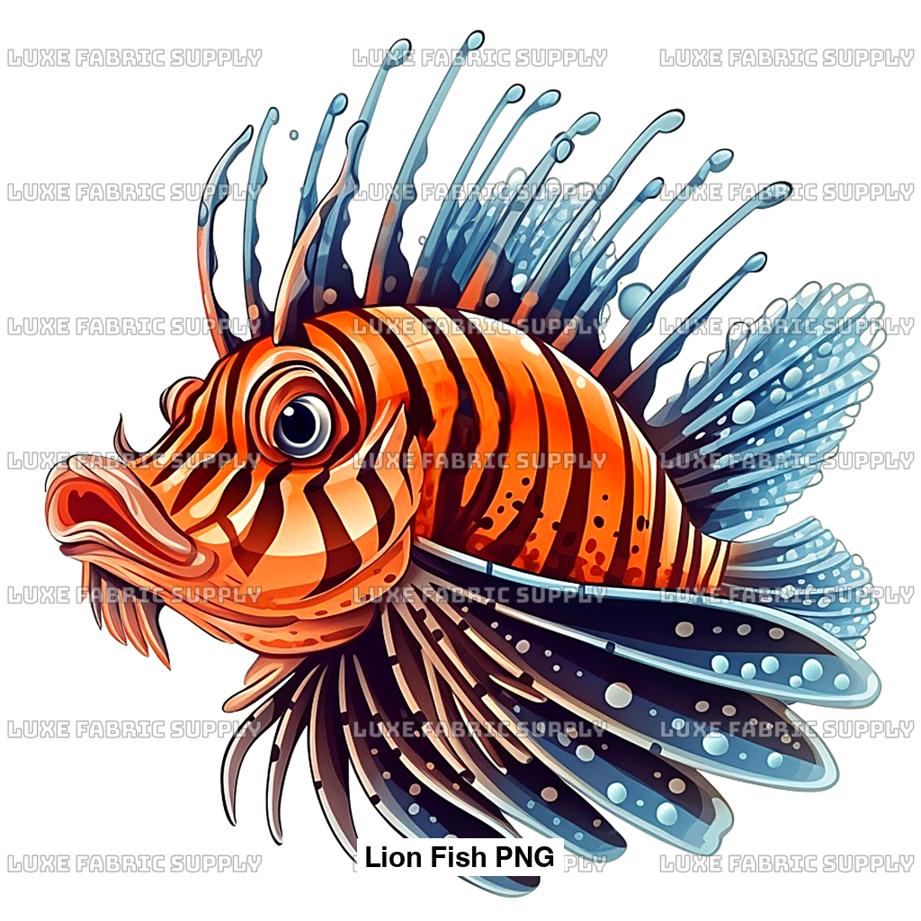 Lion Fish Png Panel