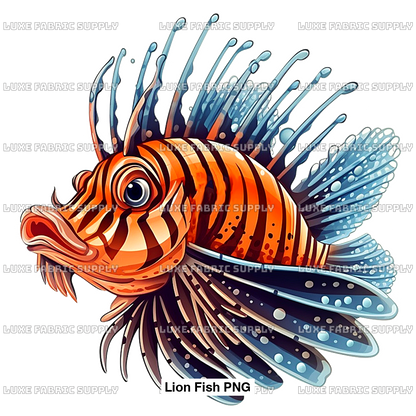 Lion Fish Png Panel