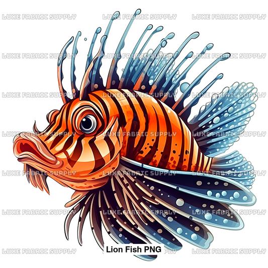 Lion Fish Png Panel