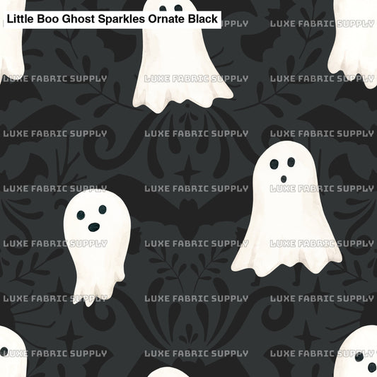 Little Boo Ghost Sparkles Ornate Black Lfs Catalog