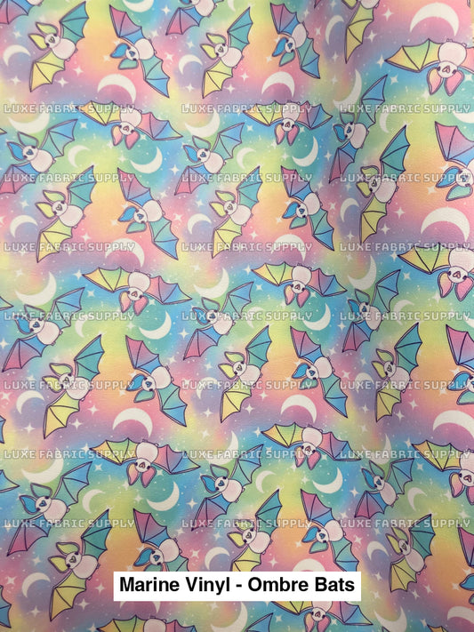 Marine Vinyl - Ombre Bats