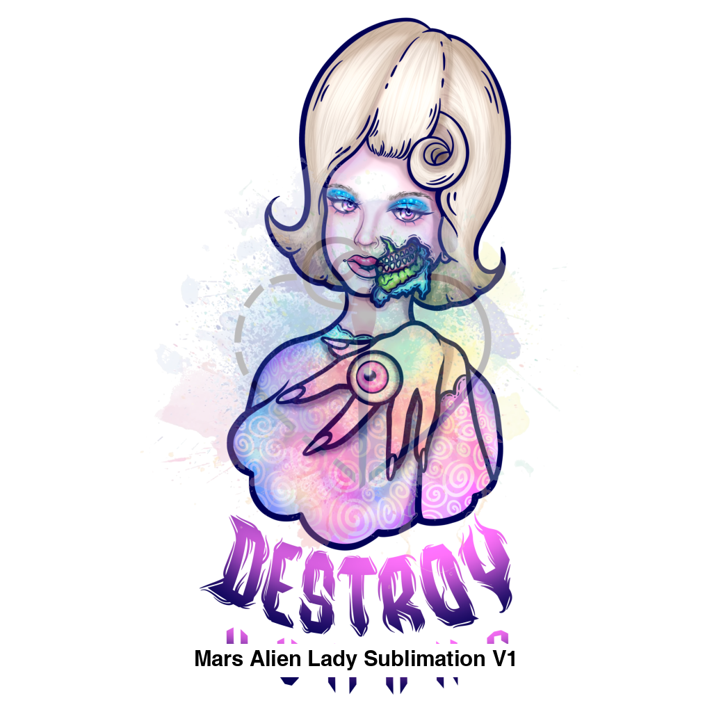 Mars Alien Lady Sublimation V1