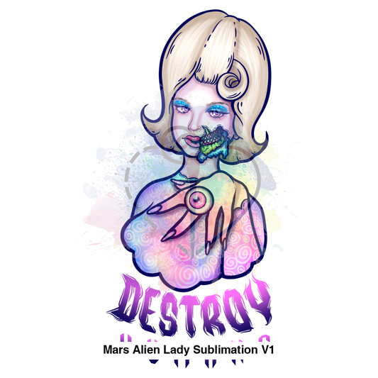 Mars Alien Lady Sublimation V1