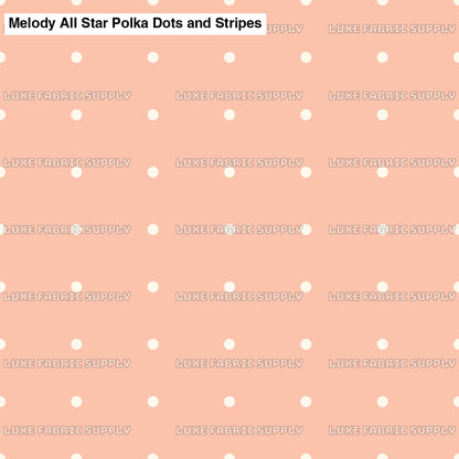 Melody All Star Polka Dots And Stripes All-Star Peach Lfs Catalog