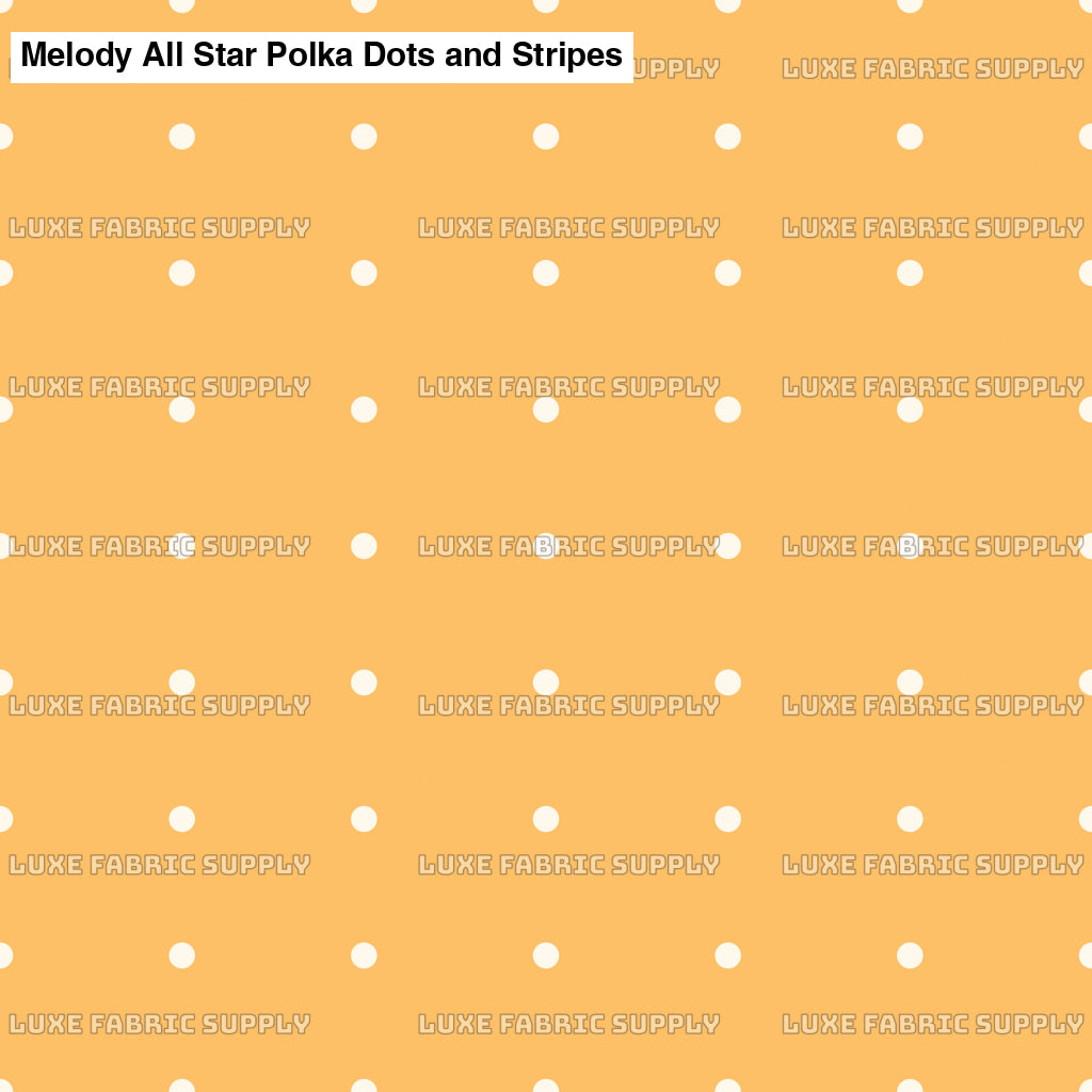 Melody All Star Polka Dots And Stripes All-Star Yellow Lfs Catalog