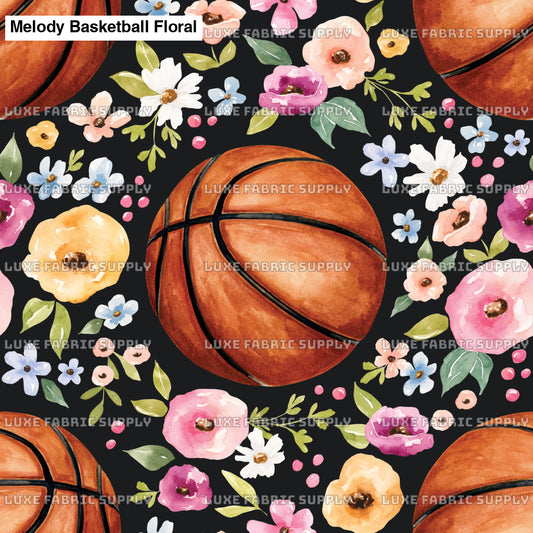 Melody Basketball Floral Black Lfs Catalog